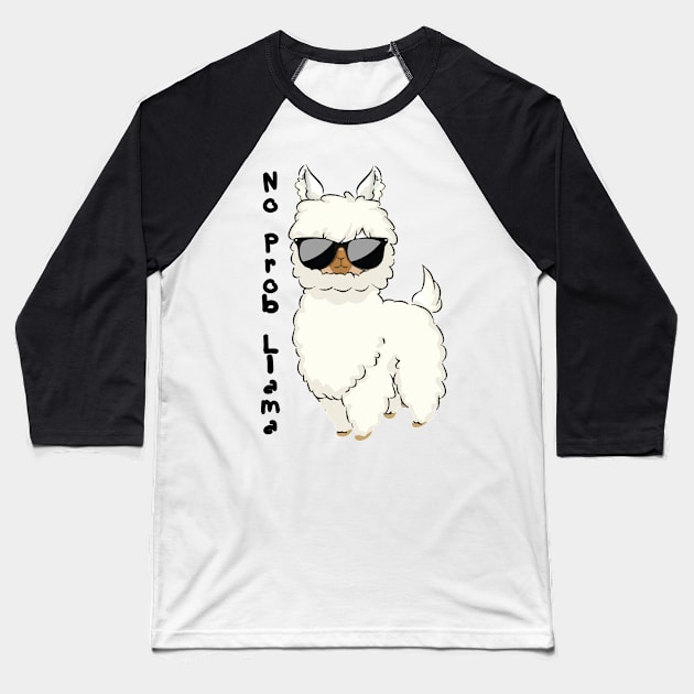 No probllama if you have Llama Baseball T-Shirt by SeriousMustache